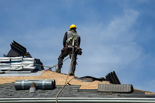 Professional Roofing technician working in Petersburg, AK